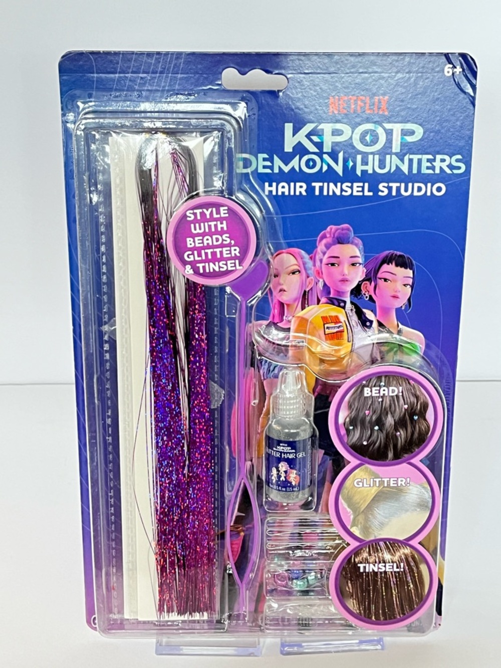 K-Pop Demon Hunters Hair Tinsel Studio DIY Styling Kit